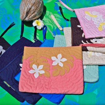 Bikini Bag Monstera Plumeria 3 Bikini Bag Monstera Plumeria 3
